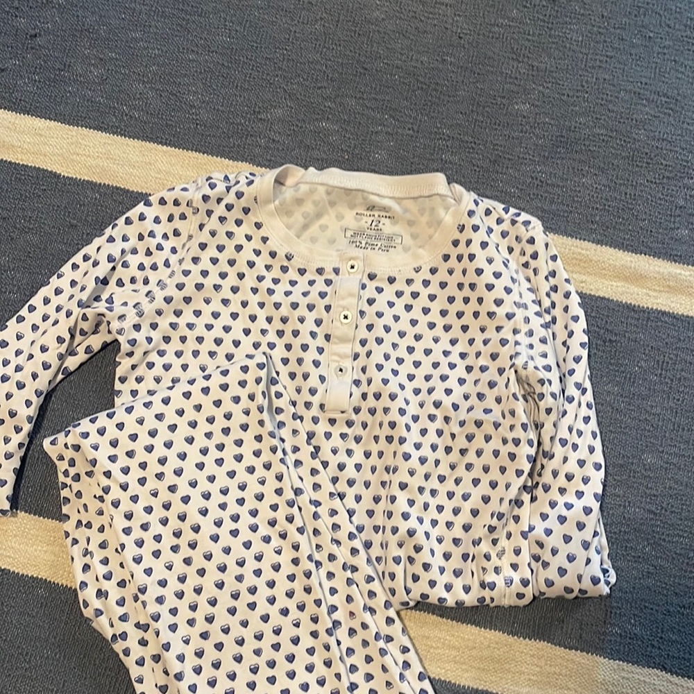 Roller rabbit kids pj size 12